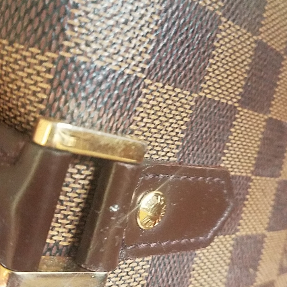 Authentic Damier Bowling Style Bag - Picture 7 of 8
